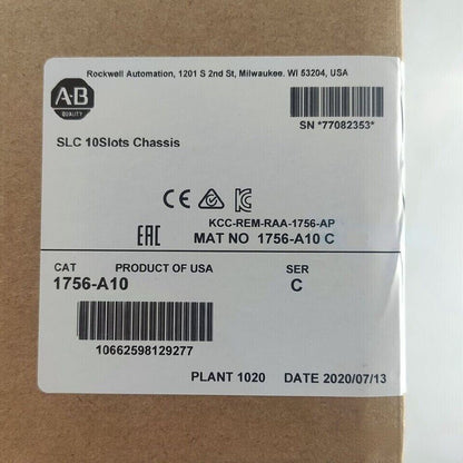 Allen-Bradley 1756A10 Ser/C ControlLogix 10-Slot Chassis - ALLEN-BRADLEY