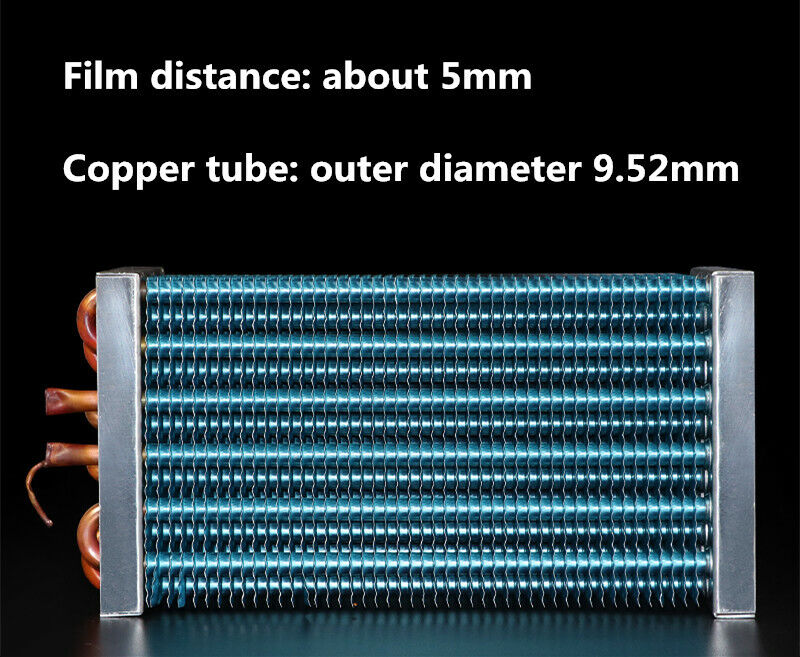 new Evaporator Condenser Refrigeration Small Copper Tube Radiator 464*116*167mm - PLCPARTSDIRECT.COM