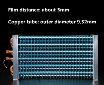 new Evaporator Condenser Refrigeration Small Copper Tube Radiator 464*116*167mm - PLCPARTSDIRECT.COM