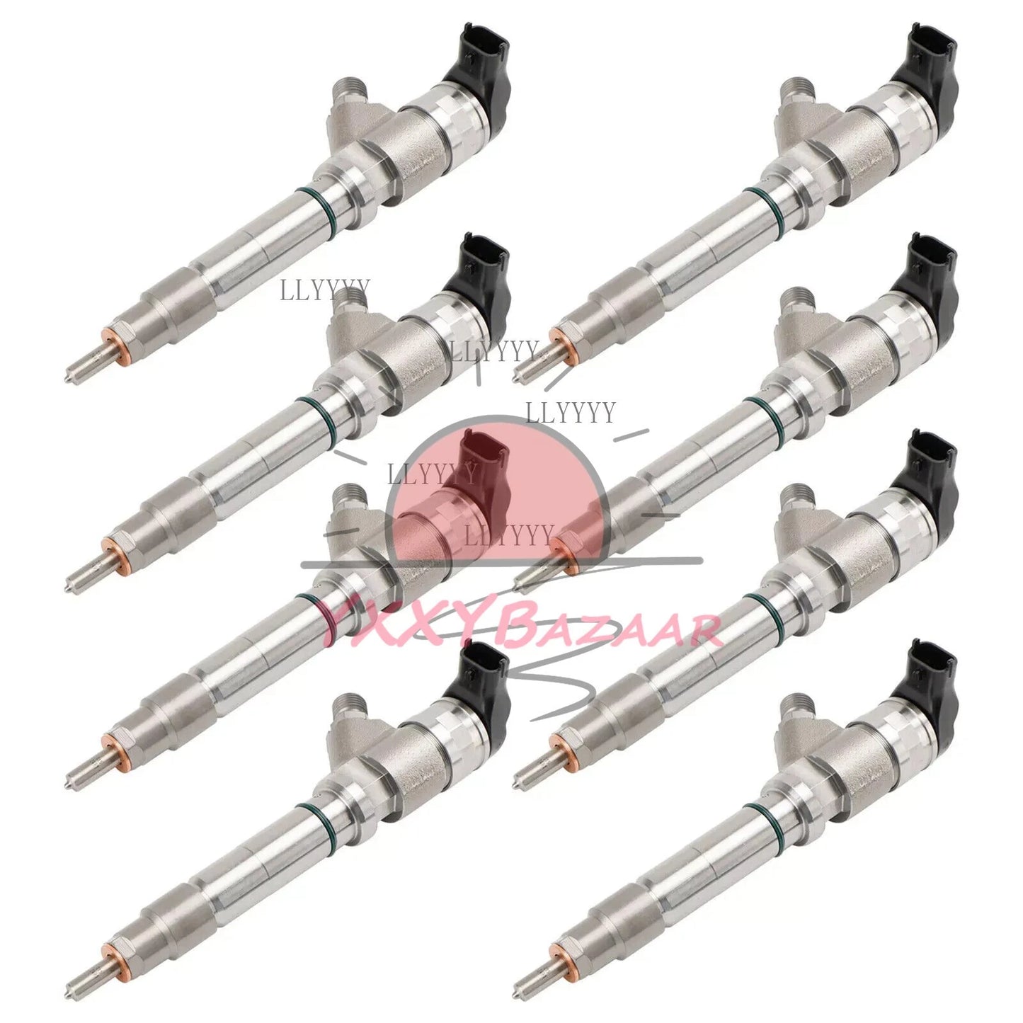 8X 0445120042 Fuel Injectors For 06-07 GMC Chevy Duramax 6.6L LBZ Hummer BOSCH