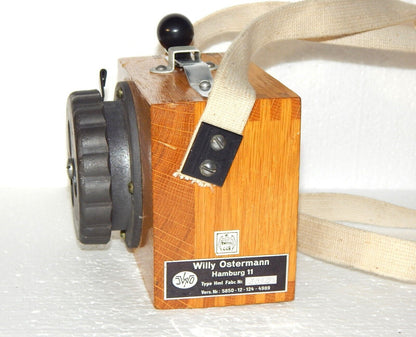 Used Military Optical Light Morse Code Key HML RARITY - WILLY OSTERMANN