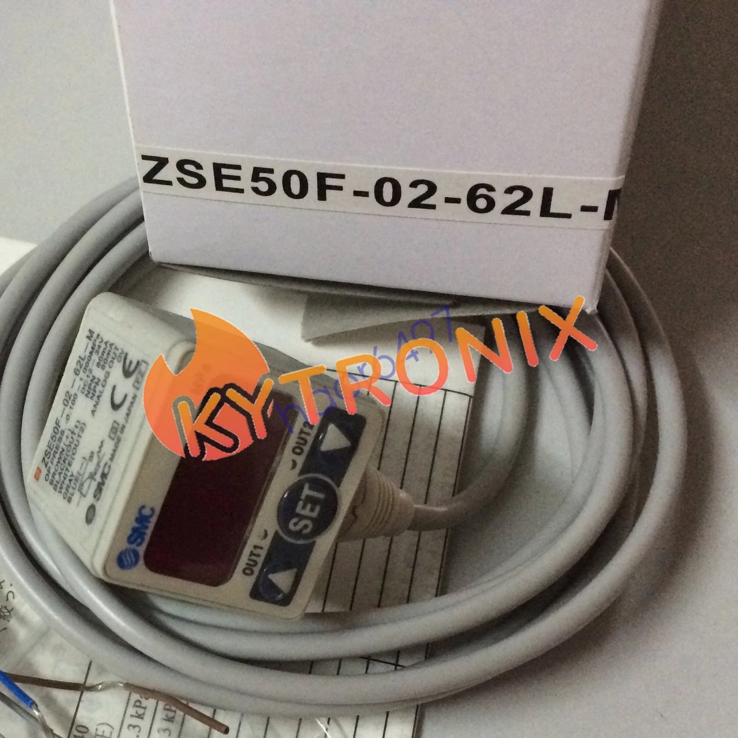 one SMC pressure switch ZSE50F-02-62L-M in box spot stock