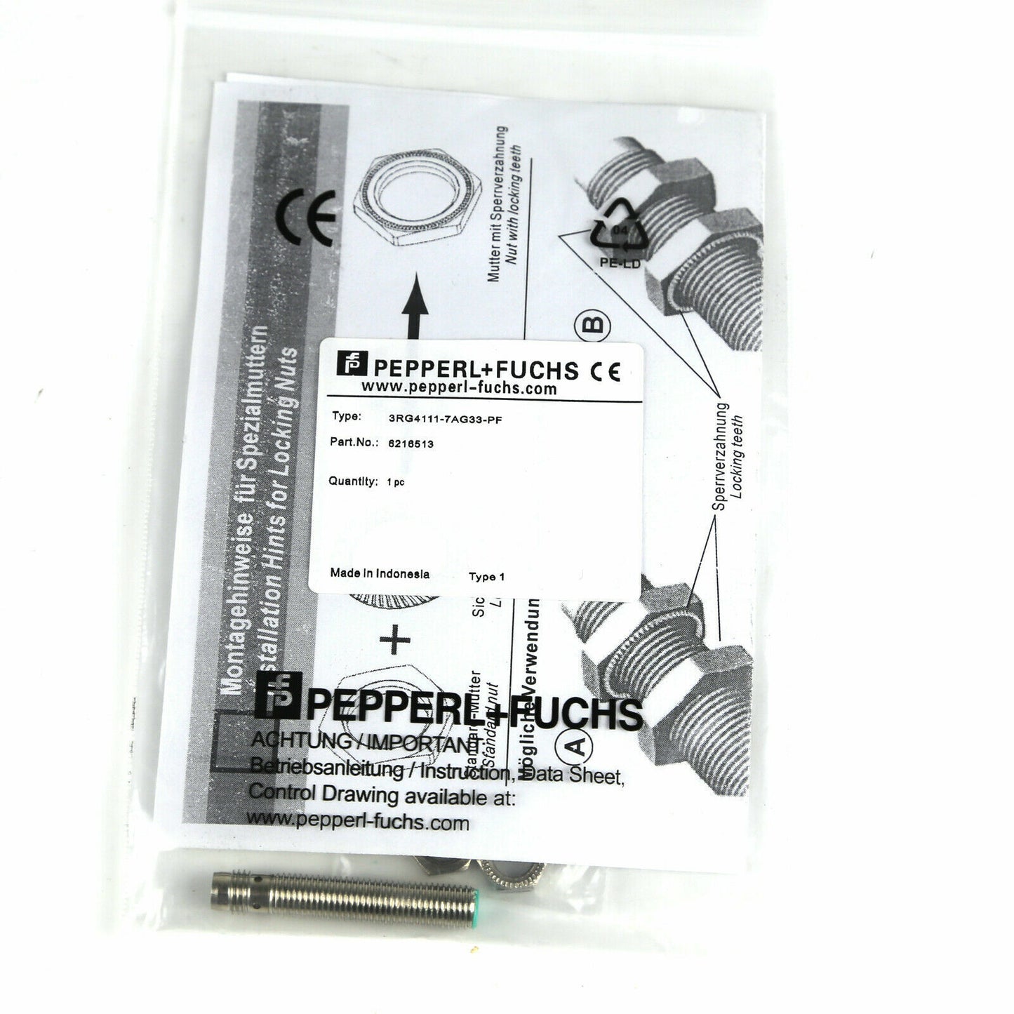 P+F Switch 3RG4111-7AG33-PF - P+F
