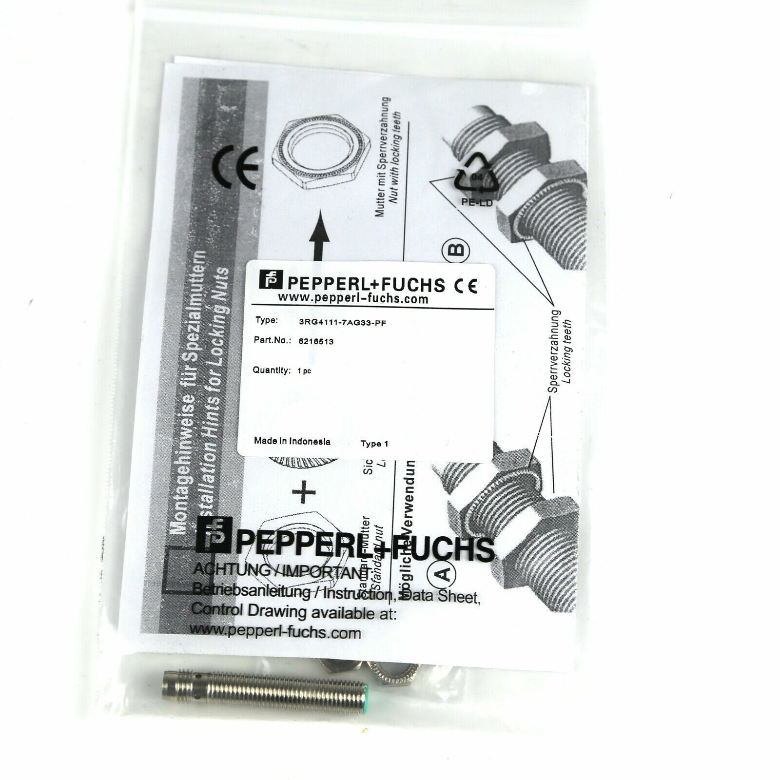 P+F Switch 3RG4111-7AG33-PF - P+F