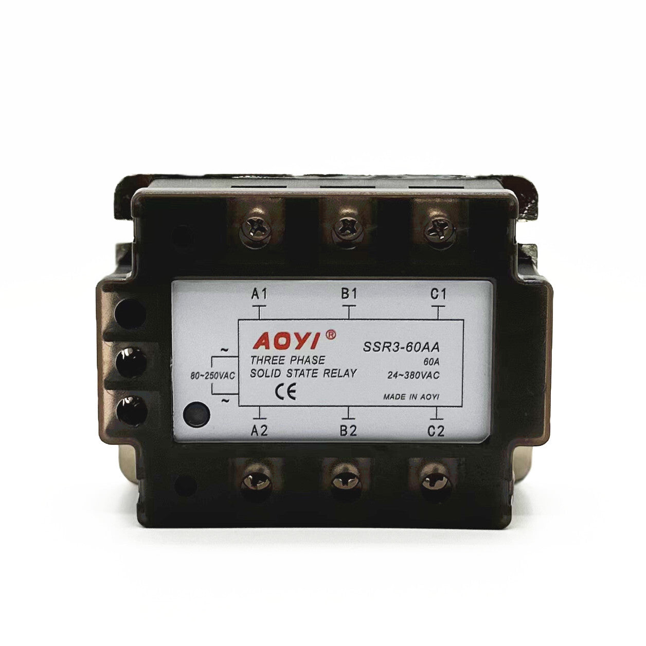 new Three-phase solid state relay SSR3-AA 10A 25A 40A 90A AC-AC 80-250V/24-380V AC