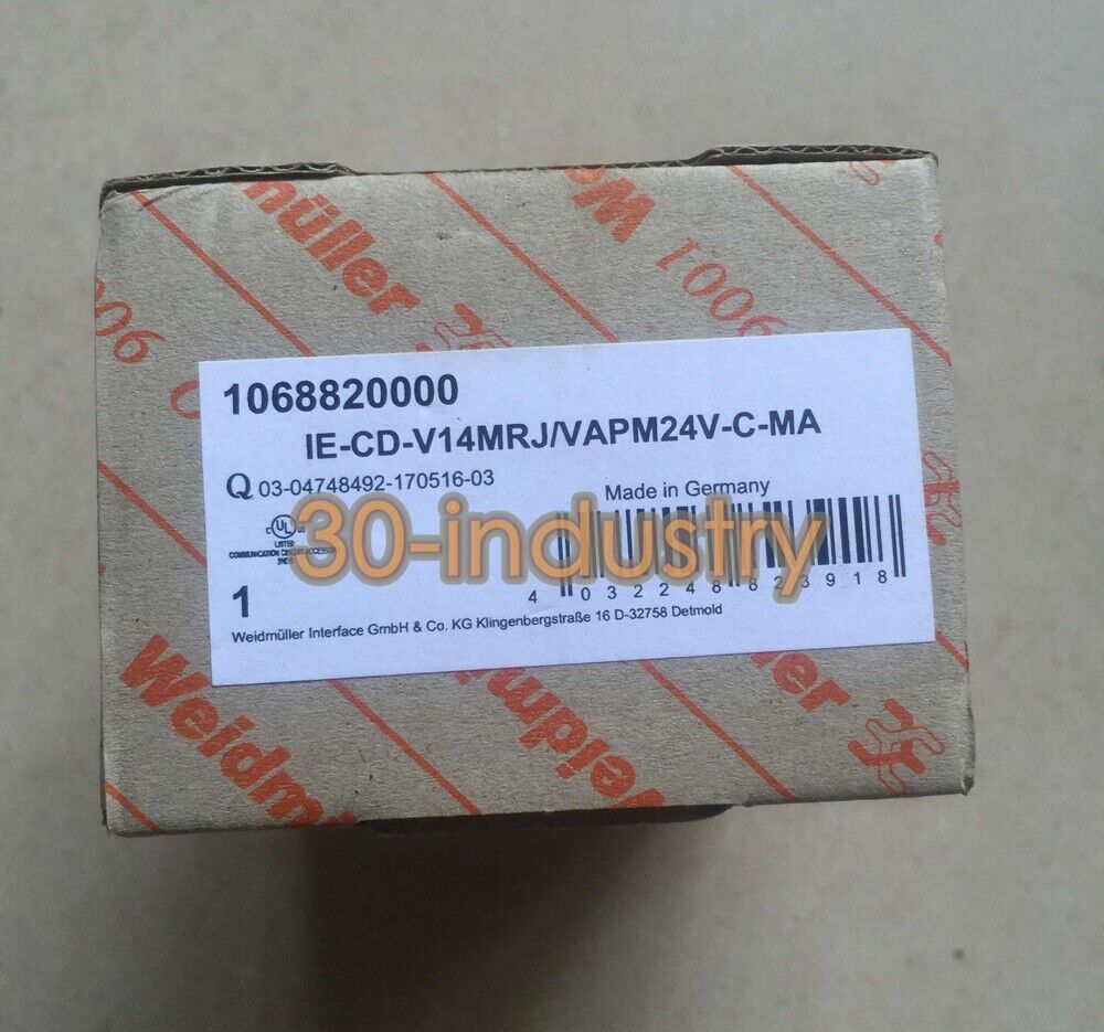 Weidmüller IE-CD-V14MRJ/VAPM24V-C-MA Connector - 1PC New - WEIDMÜLLER