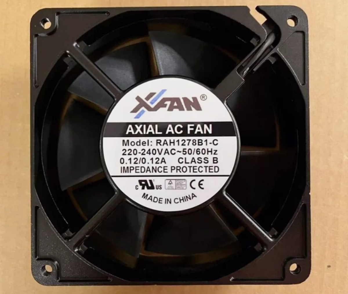 XFAN RAH1278B1-C 220-240V 0.12A - XFAN