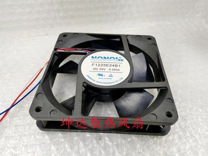 NONOI F1225E24B1 12025 DC24V 0.340A 12CM 3-Wire Inverter Fan