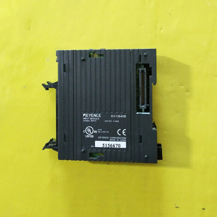 used ONE KEYENCE KV-C64XB programmable controller module - ONE KEYENCE