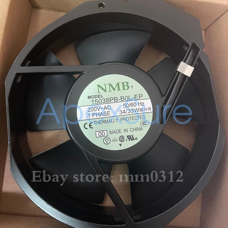 1pcs NMB-MAT 15038PB-B0L-EP 15038PB-BOL-EP 200V 34 / 33W fan