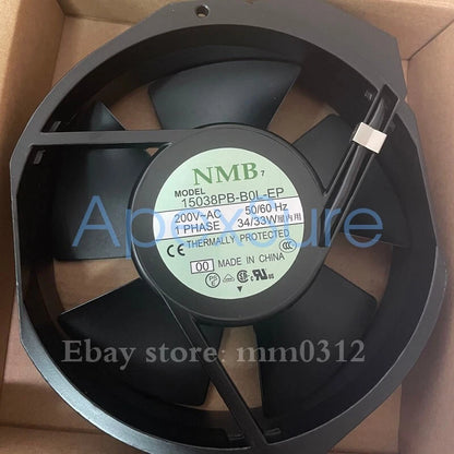 1pcs NMB-MAT 15038PB-B0L-EP 15038PB-BOL-EP 200V 34 / 33W fan