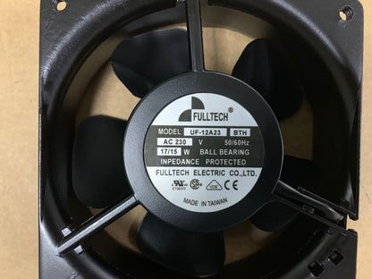 new 1pcs FULLTECH UF-12A23BTH AC230V 12038 12CM Cabinet Double Ball Cooling Fan