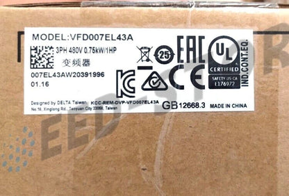 1PCS Delta VFD007EL43A 1Hp 460V