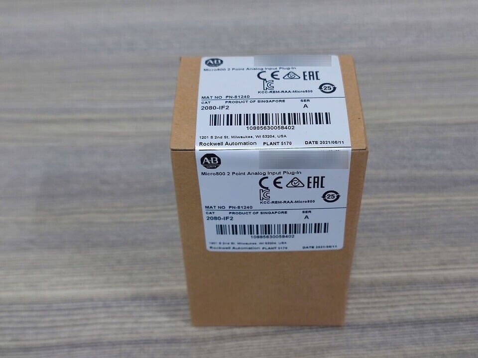 Allen-Bradley Micro800 2 Point Analog Input Plug-In AB 2080-IF2 - A. ALLEN-BRADLEY