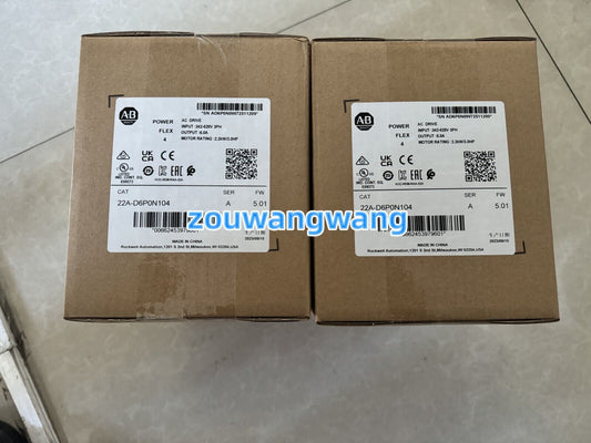 Allen Bradley 22A-D6P0N104 PowerFlex 4 SER A 2.2kW/3.0HP AC Drive - ALLEN BRADLEY