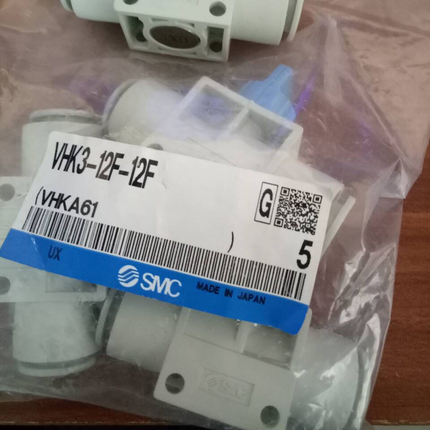 SMC VHK3-12F-12F 1Bag 5PCS Connector Valve Fast Delivery - SMC