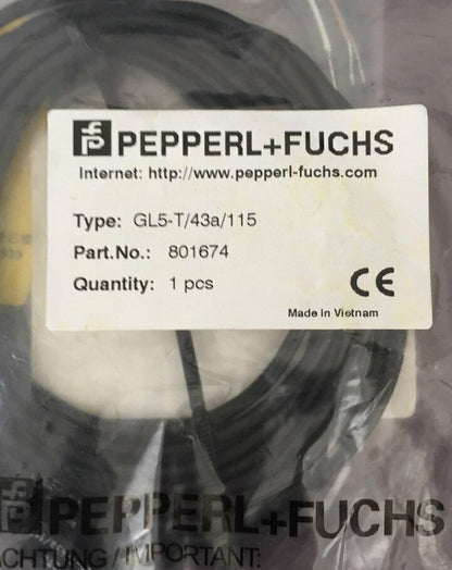 ONE Photoelectric Sensor - GL5-T/43A/115 for Pepperl+Fuchs - PEPPERL+FUCHS