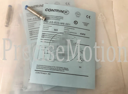 1PCS CONTRINEX DW-AS-633-M8-001 DWAS633M8001 PROXIMITY SWITCH -