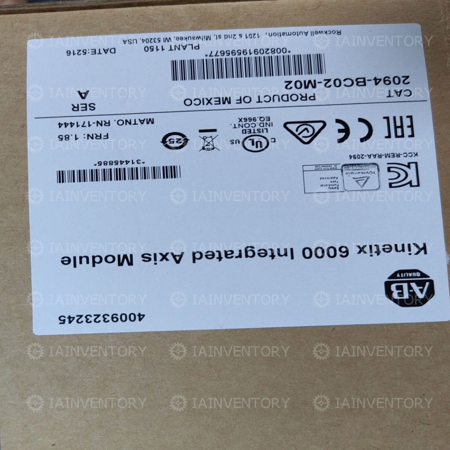 2094-BC02-M02 New Factory Sealed Fast Ship One Year - KOEED