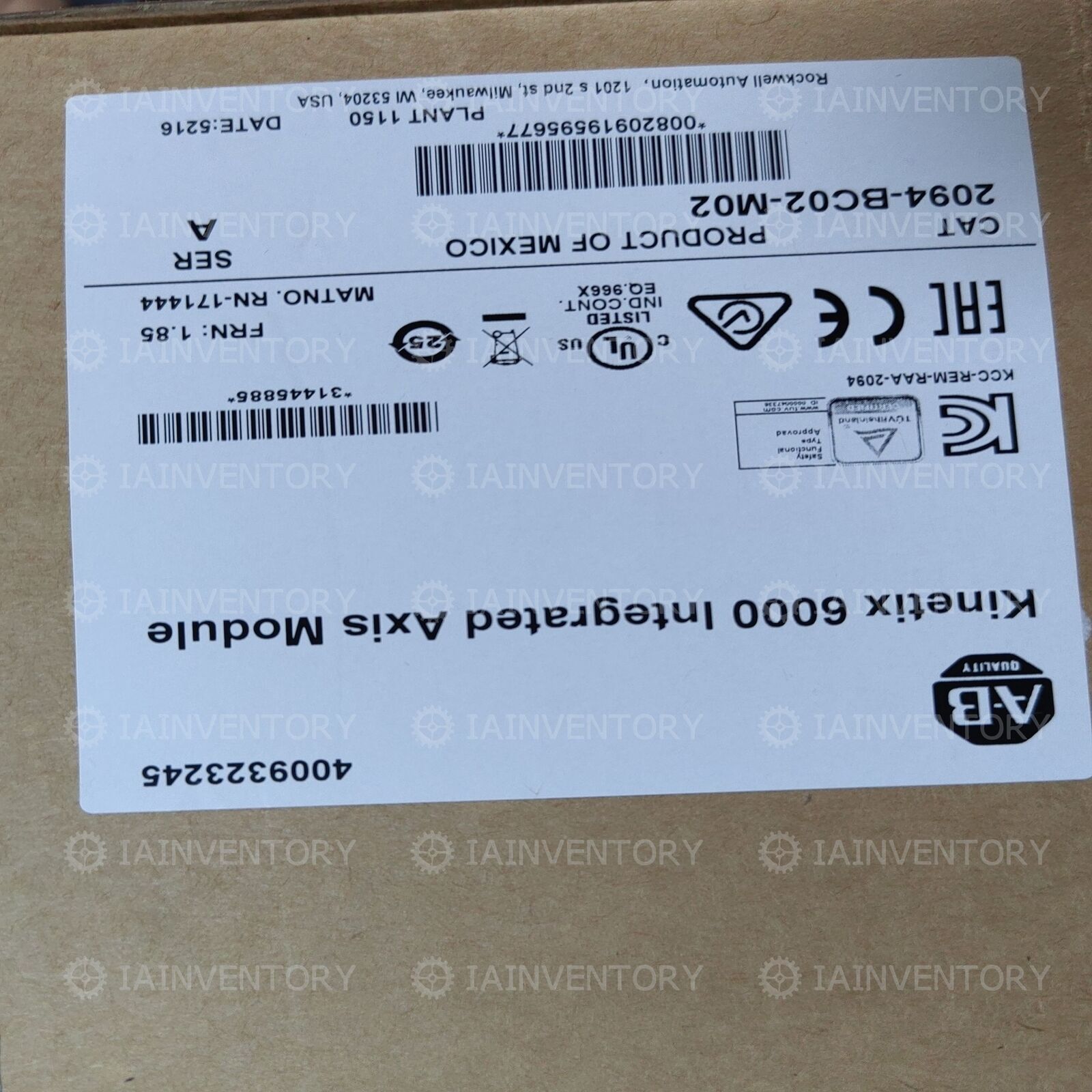2094-BC02-M02 New Factory Sealed Fast Ship One Year - KOEED