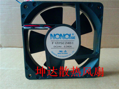 1pcs  NONOI F1225E24B1 24V 0.34A 12025 3-wire inverter cooling fan