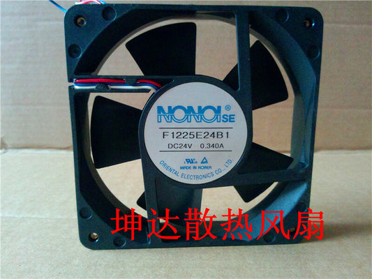 1pcs  NONOI F1225E24B1 24V 0.34A 12025 3-wire inverter cooling fan