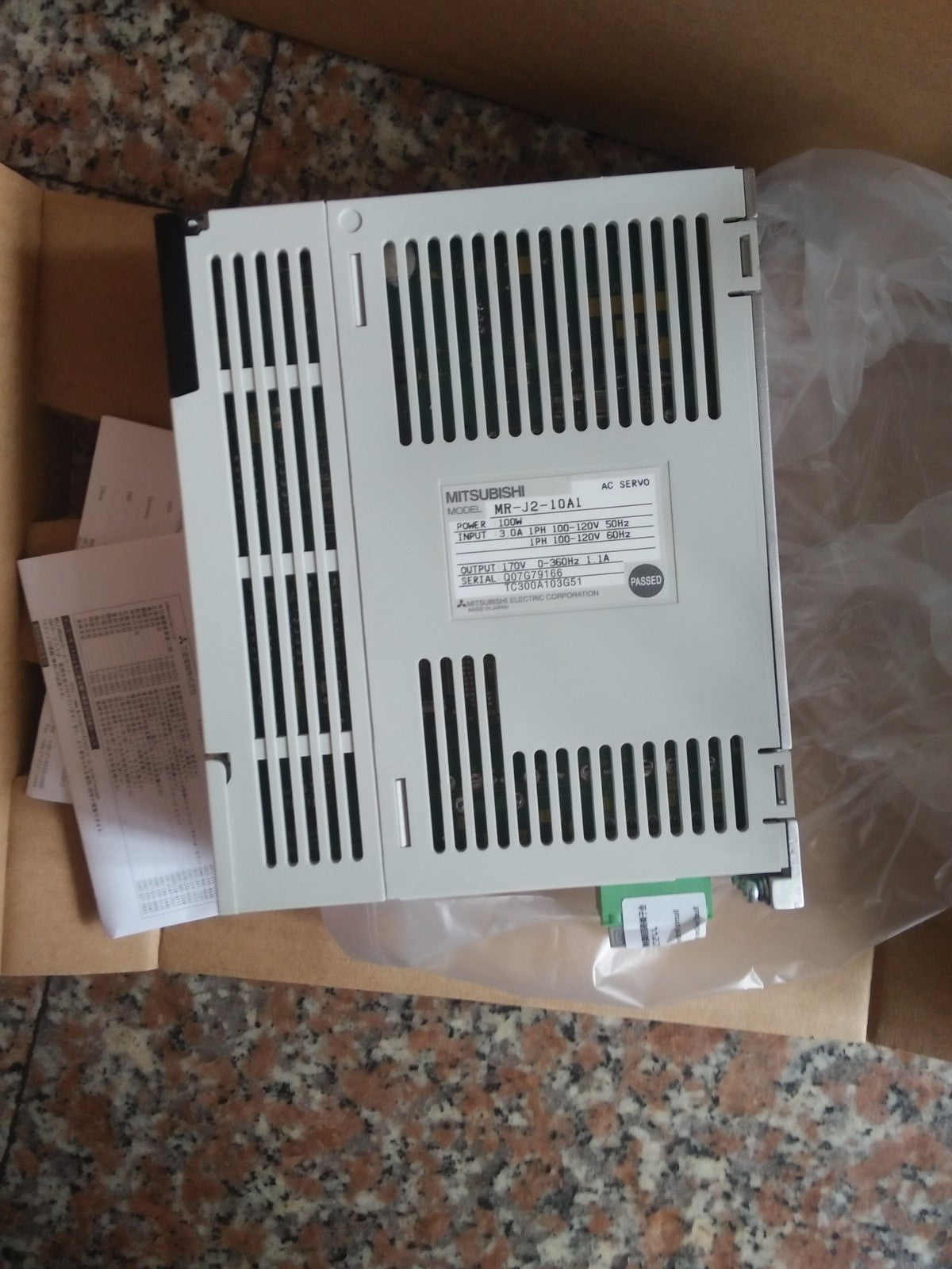 1PC MITSUBISHI AC SERVO DRIVER MR-J2-10A1 MRJ210A1