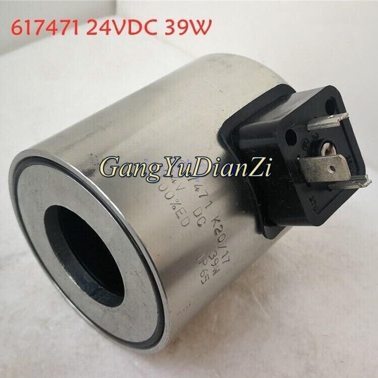 new 1Pcs For Vickers 617471 solenoid directional valve coil 24VDC 39W - VICKERS