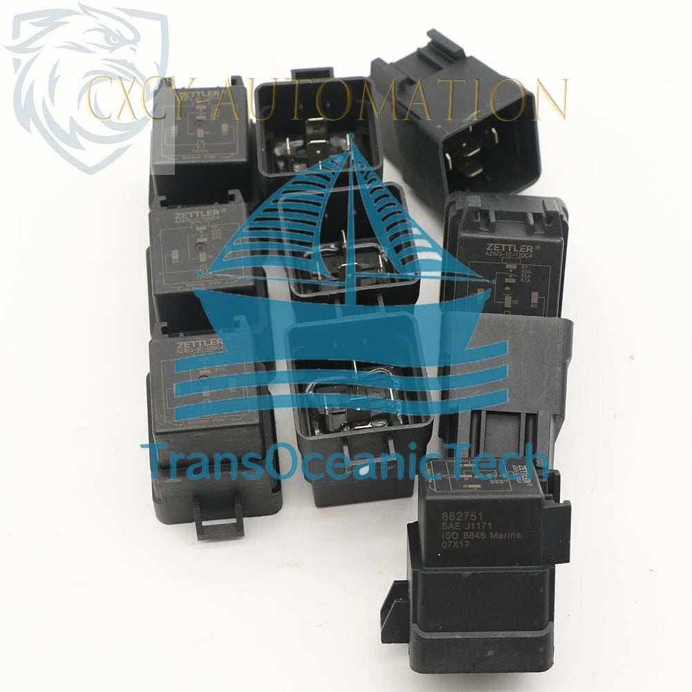 10PC Zettler AZ973-1C-12DC4 12VDC Automotive Relay 40A 5Pins SPDT