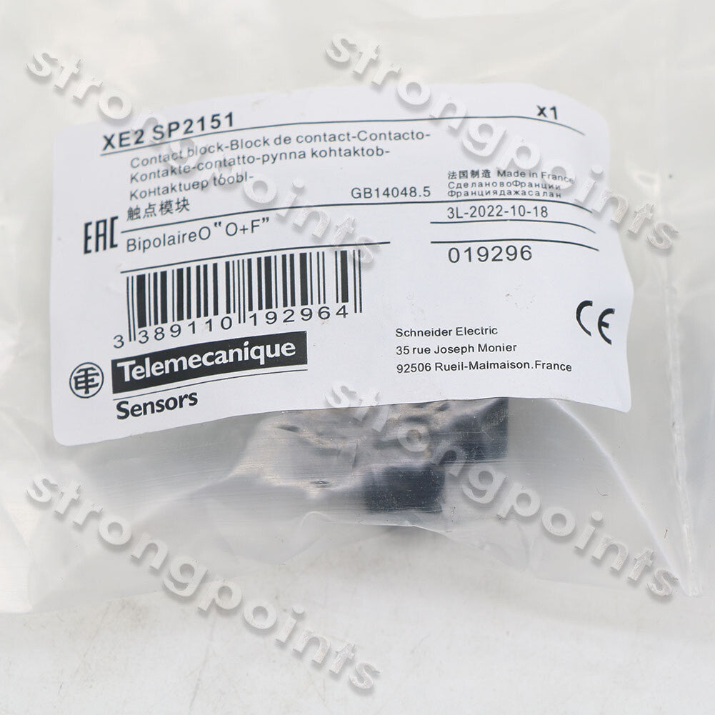 new (10PCS) Tele XE2SP2151 LIMIT SWITCH CONTACT BLOCK 1NC+1NO SNAP ACTION SC