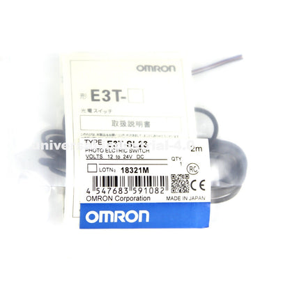 Omron E3T-SL23 Reflective Photoelectric Switch Sensor 2M 12-24VDC - OMRON