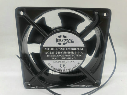 SXD SXD12038B2LM 220-240V 0.14A cabinet welding machine AC cooling fan
