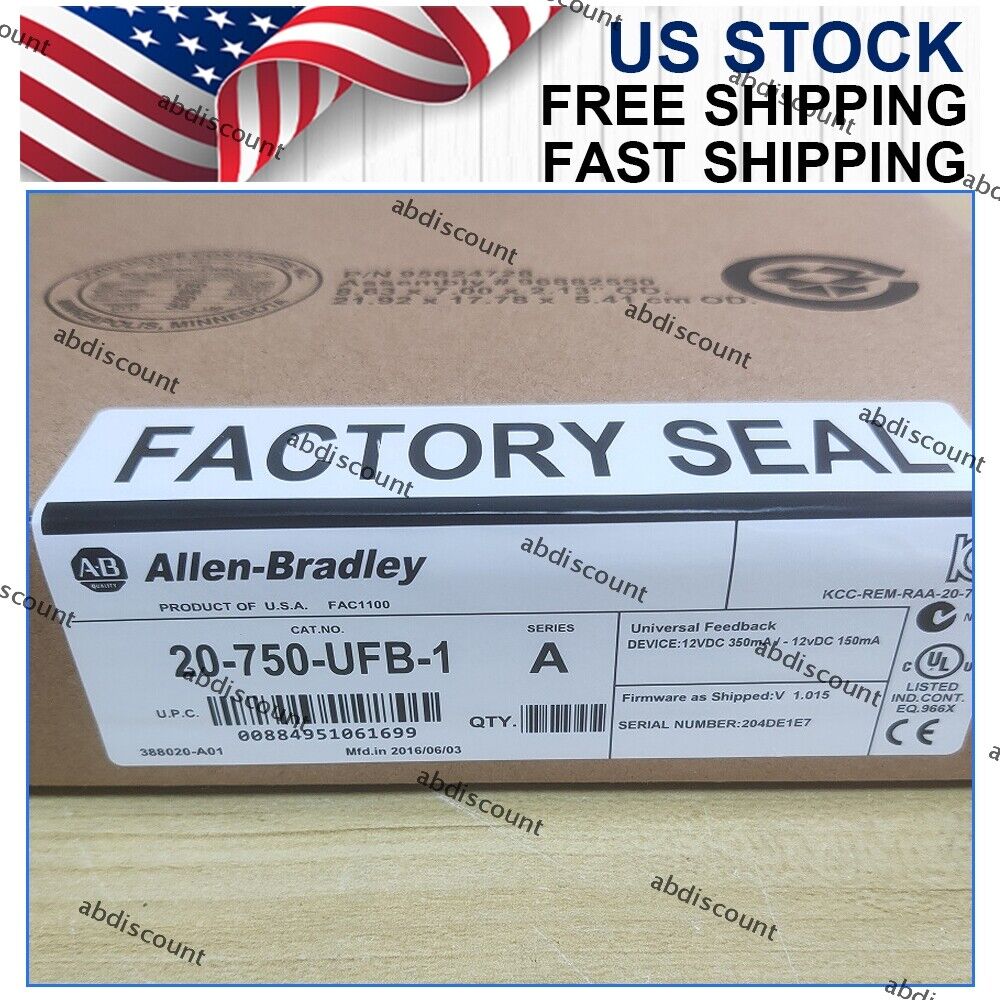Allen-Bradley 20-750 Universal Feedback Module Factory Sealed, High-Precision industrial sensor with UFB-1 configuration, designed for accurate measurement and durability in harsh environments - ALLEN-BRADLEY