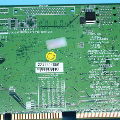 Used Advantech PCA-6178VE Rev.B1 Motherboard With Network Port Tested Good - ADVANTECH