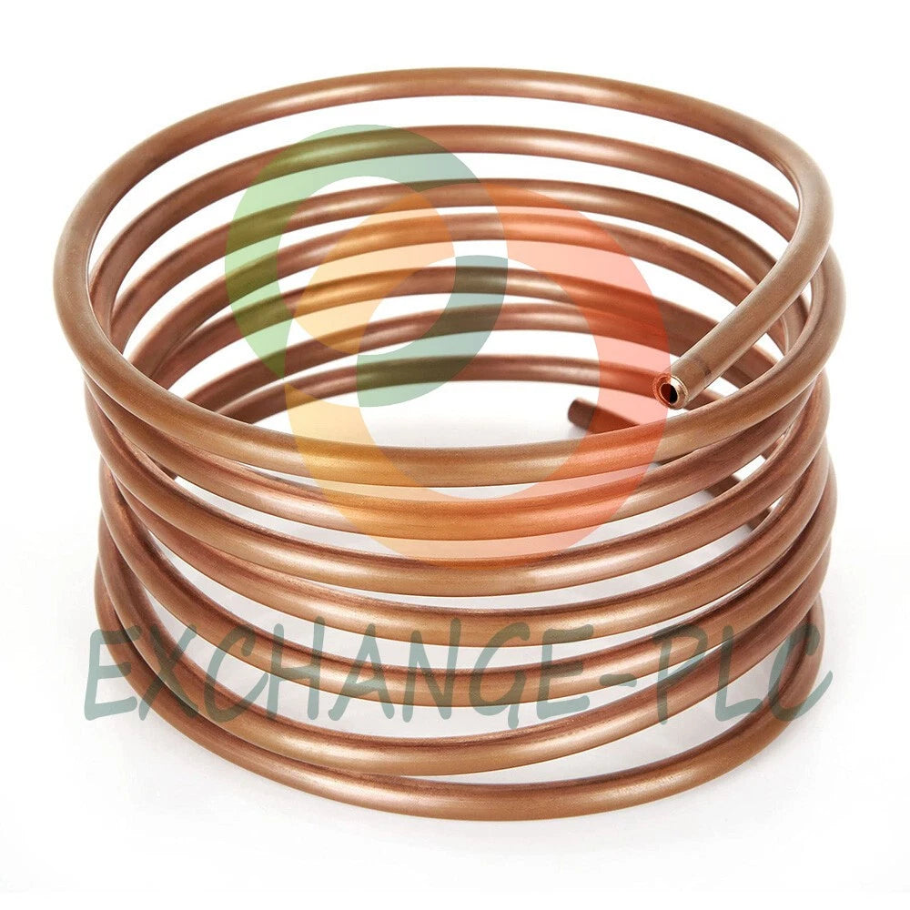 1X T2 Ø 1.6mm/1.8mm/2mm/3mm Microbore Soft Copper Tube Pipe Refrigeration Coil