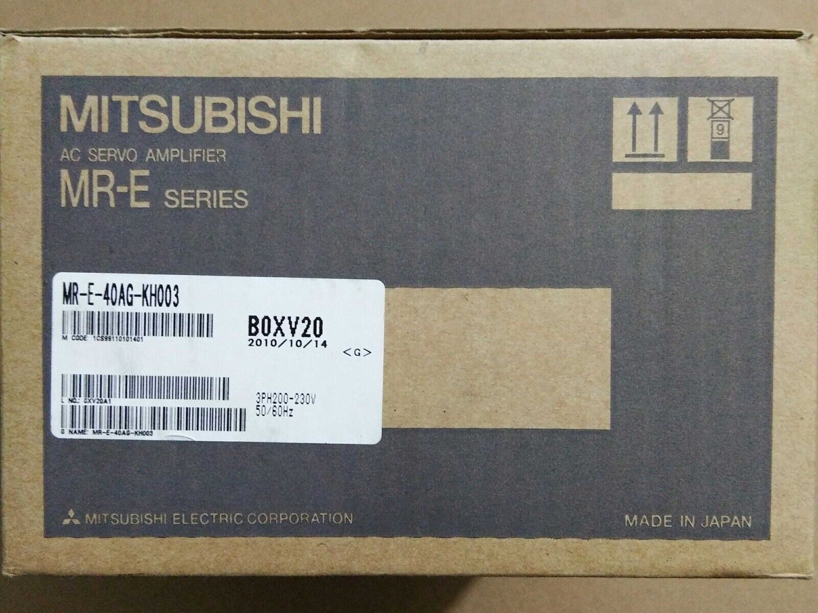Mitsubishi MR-E-40AG-KH003 Servo Drive - MITSUBISHI