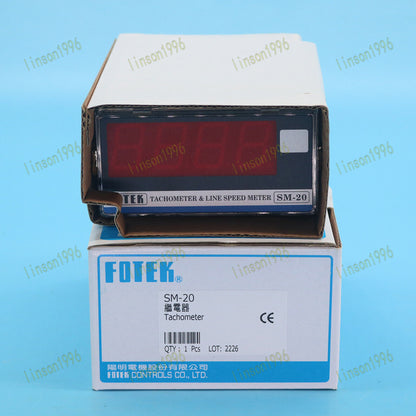 Fotek Tachometer SM-20 SHIP - FOTEK