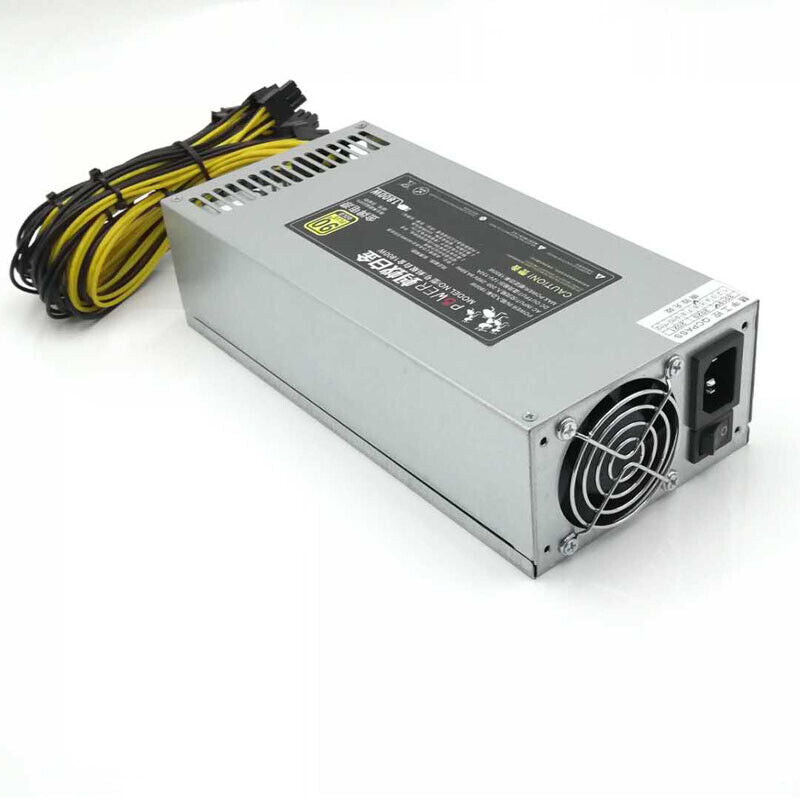 new 12V 1800W 1U 2U single-channel server power supply S9 851 852 T9 E9 - PLC