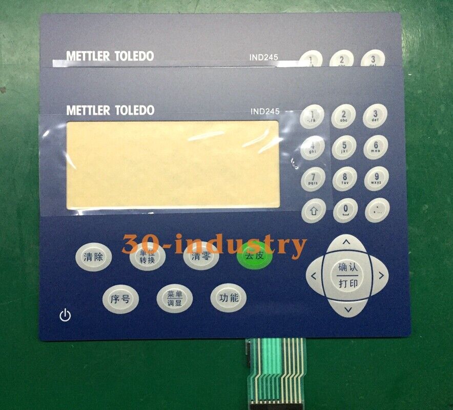Membrane Keypad for Mettler Toledo IND245 Instrument Panel - 1PC - koeed