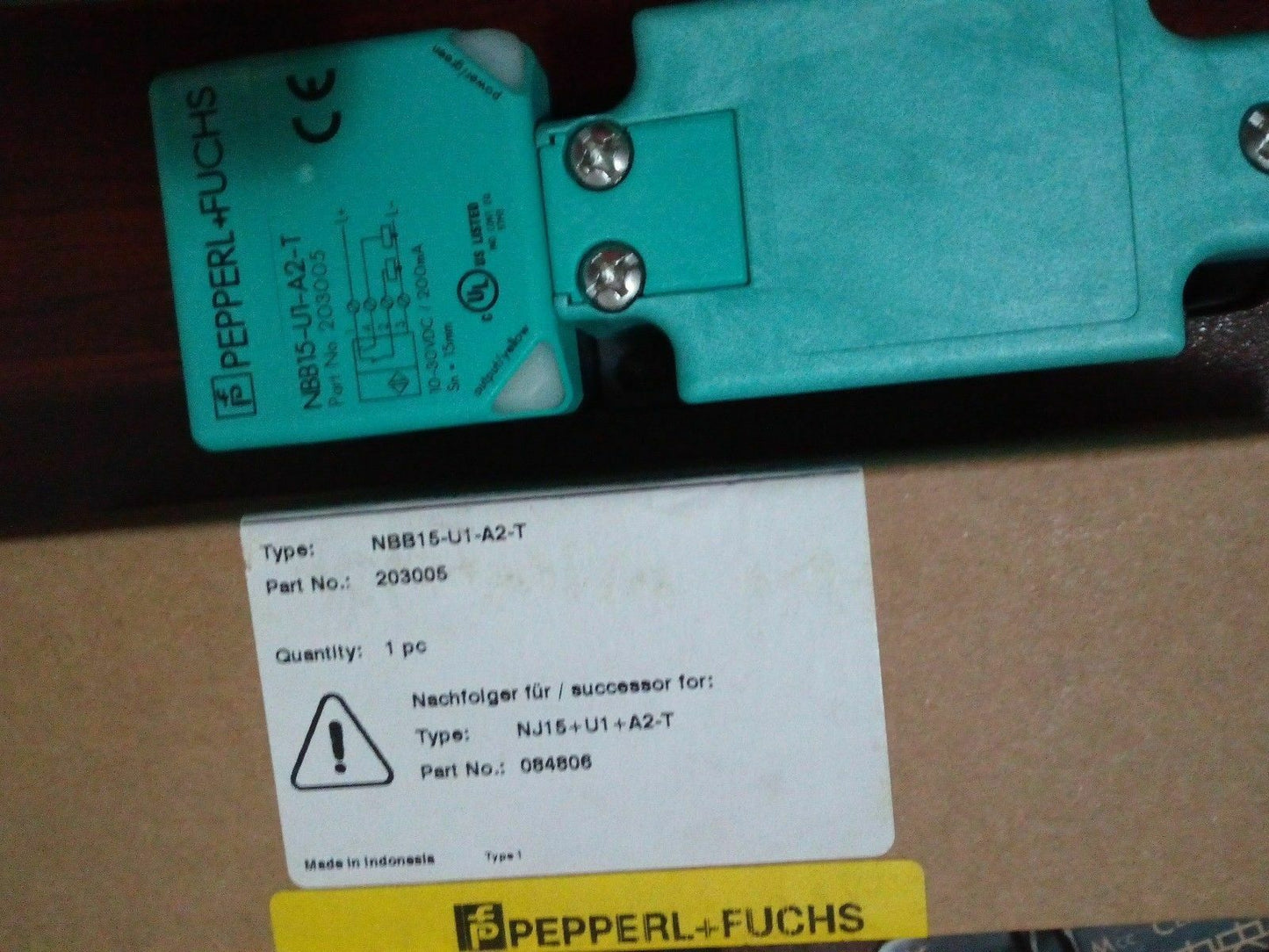 Pepperl+Fuchs Sensor NBB15-U1-A2-T - PEPPERL+FUCHS