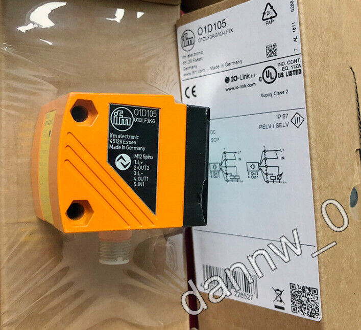 New IFM Electronic O1D105 Distance Sensor OID105 in Box - IFM