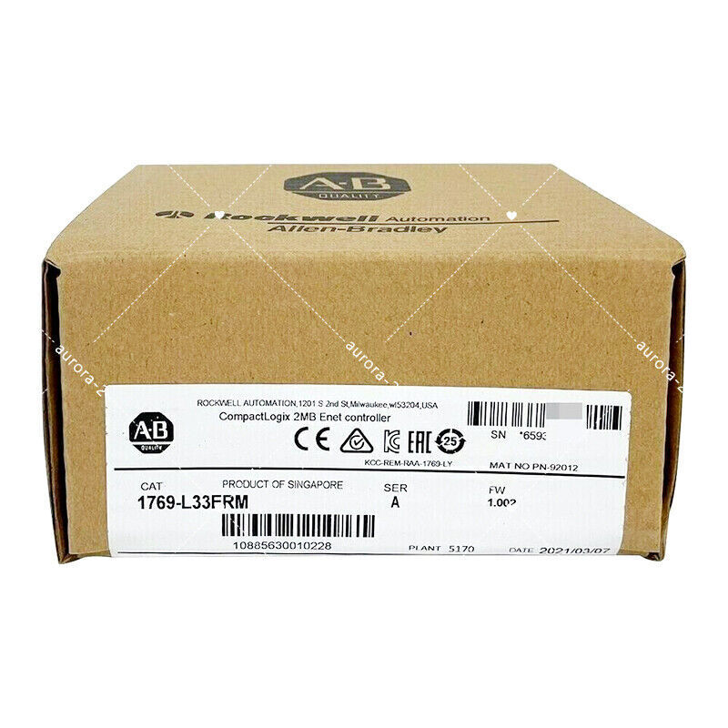 AB 1769-L33ERM New For Allen-Bradley 2 MB Motion Controller 1769L33ERM by Allen-Bradley - ALLEN-BRADLEY