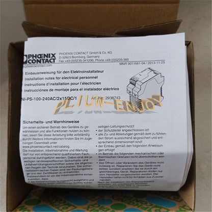 new 1PCS Phoenix Contact MINI-PS-100-240AC/2X15DC/1 power supply 2938743 - PHOENIX CONTACT