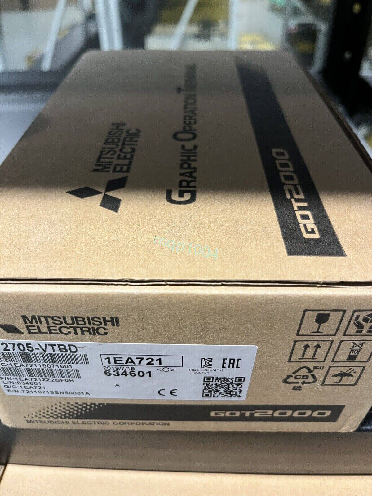 new MITSUBISHI GT2705-VTBD HMI Touch Panel GT2705VTBD In Box ping - MITSUBISHI