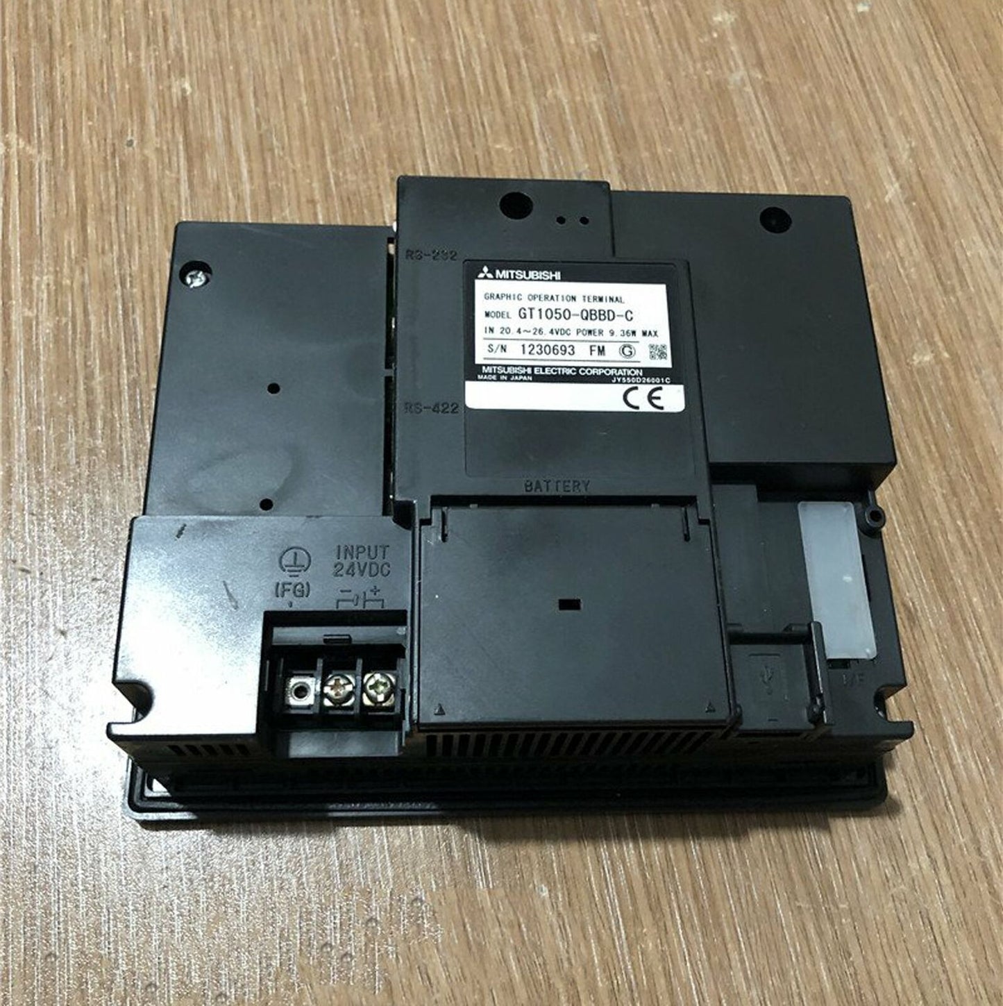 Used Mitsubishi touch screen GT1050-QBBD-C Tested in good condition - MITSUBISHI