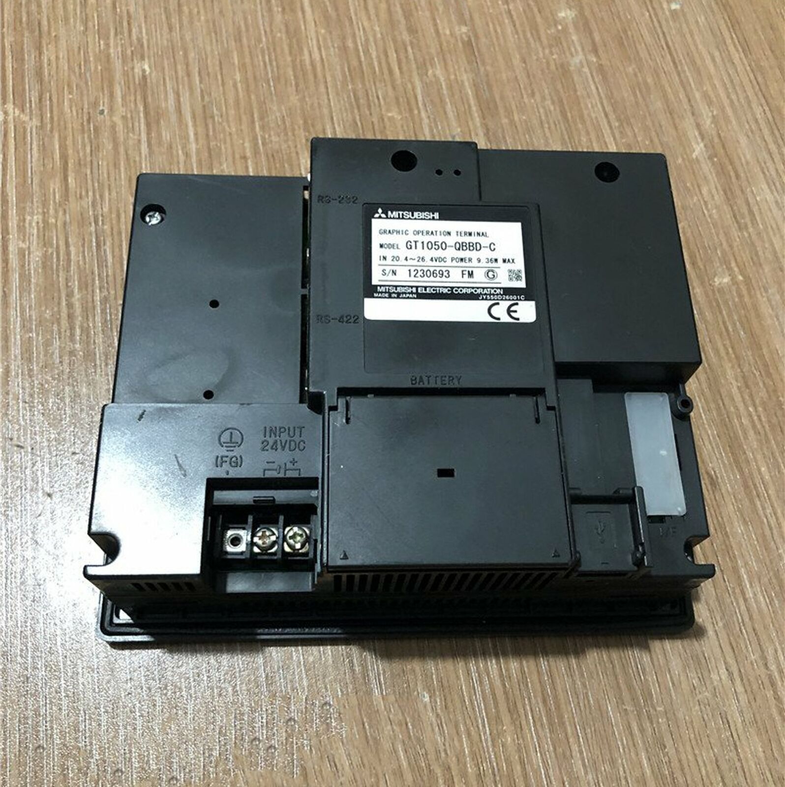 Used Mitsubishi touch screen GT1050-QBBD-C Tested in good condition - MITSUBISHI