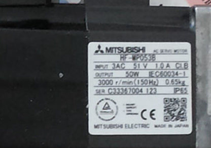 Mitsubishi HF-MP053B Servo Motor - High Performance Industrial Motor - MITSUBISHI