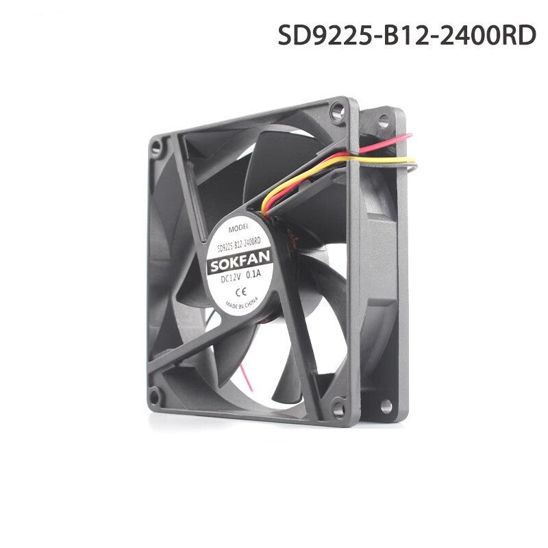 SOKFAN SD9225-B12-2400RD 9225 12V 0.1A 9cm inverter cooling fan