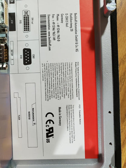 1 Industrial PC C6525-0040 - BECKHOFF