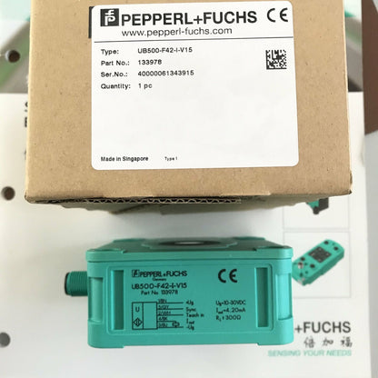 PEPPERL+FUCHS Smart Ultrasonic Sensor UB500-F42-I-V15 - PEPPERL+FUCHS